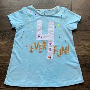 Mud Pie 4th Birthday Shirt